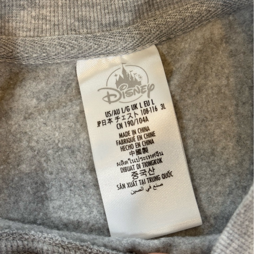 Walt Disney World Gray Pluto Embroided Graphic Crewneck Sweatshirt - Picture 3 of 7
